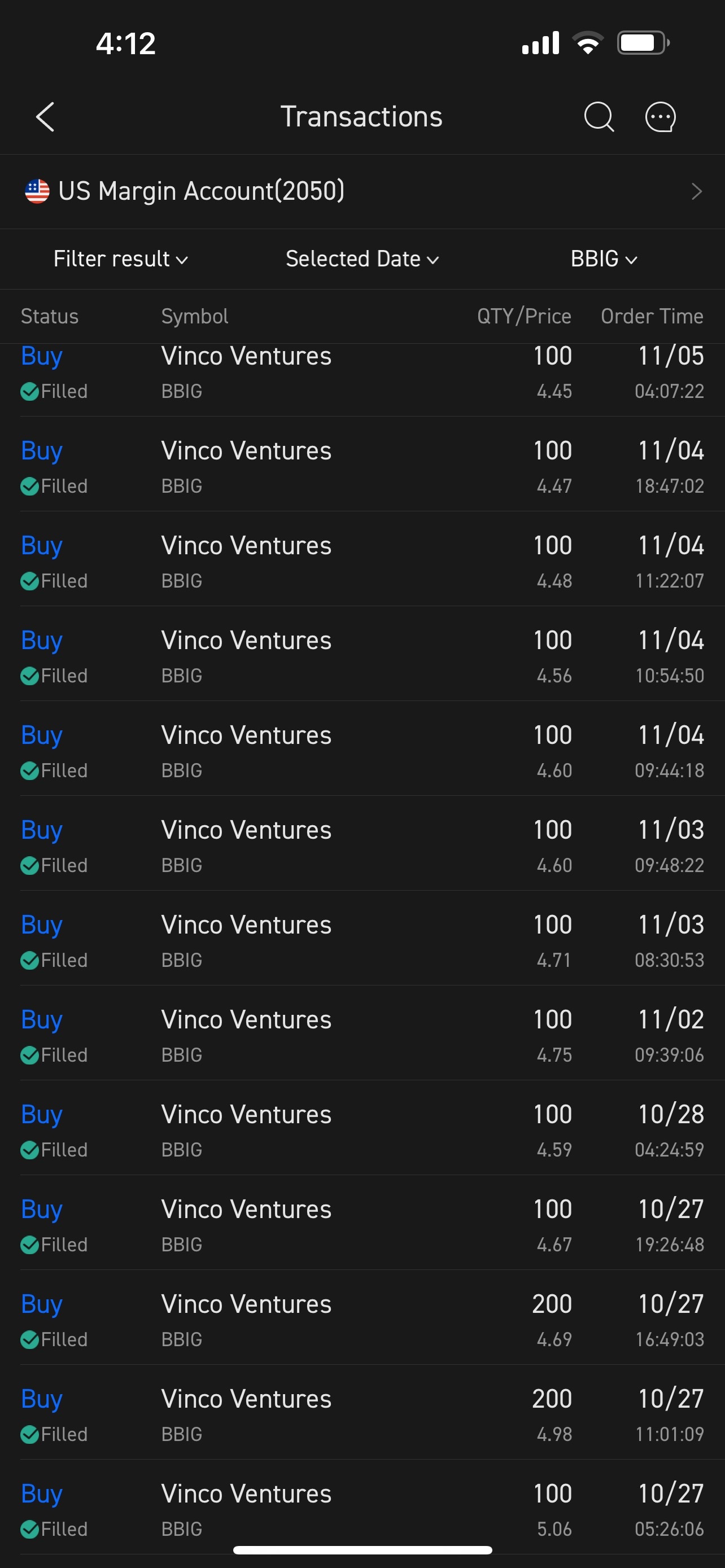 $Vinco Ventures (BBIG.US)$ buying every dips with actions [Cool Guy]