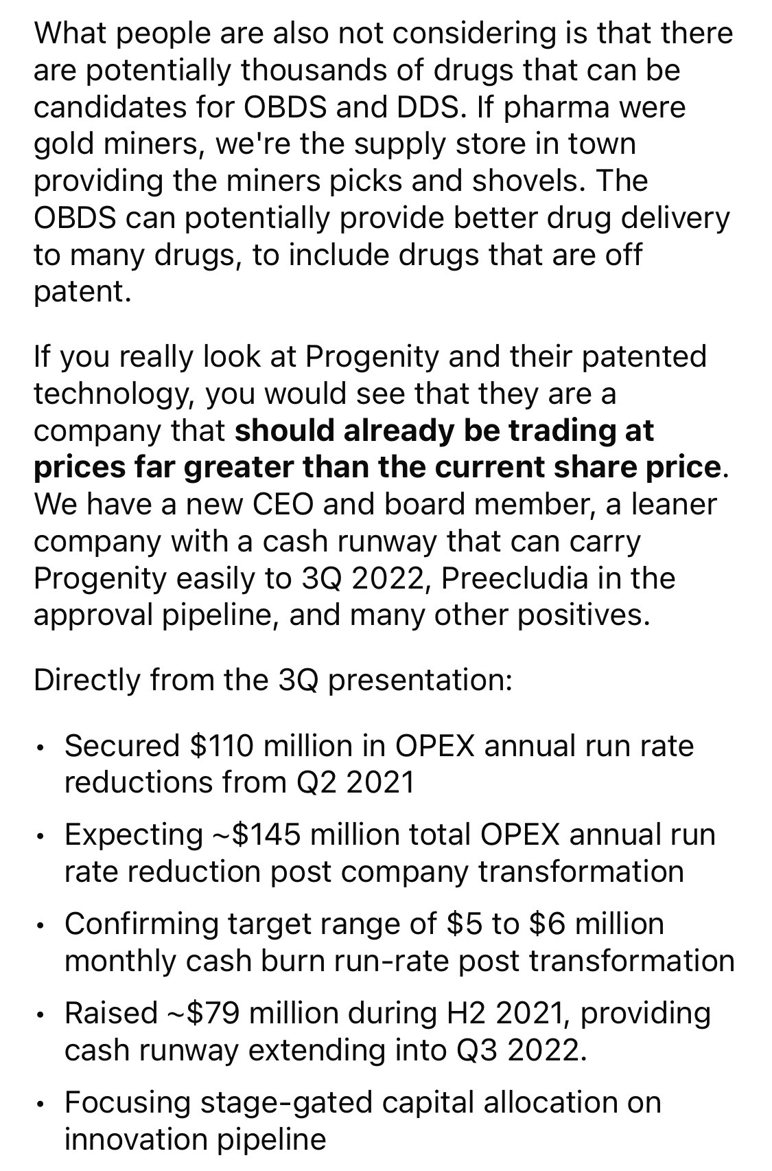 $Biora Therapeutics (PROG.US)$