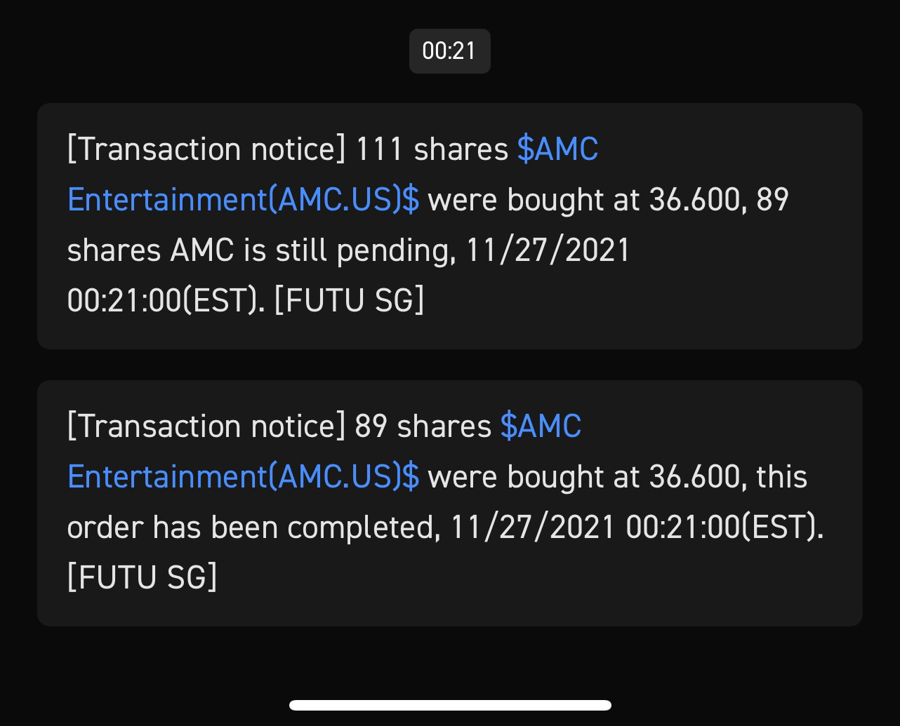 $AMC院线 (AMC.US)$ 在市场收盘前买入低点，然后等待它起飞 🚀