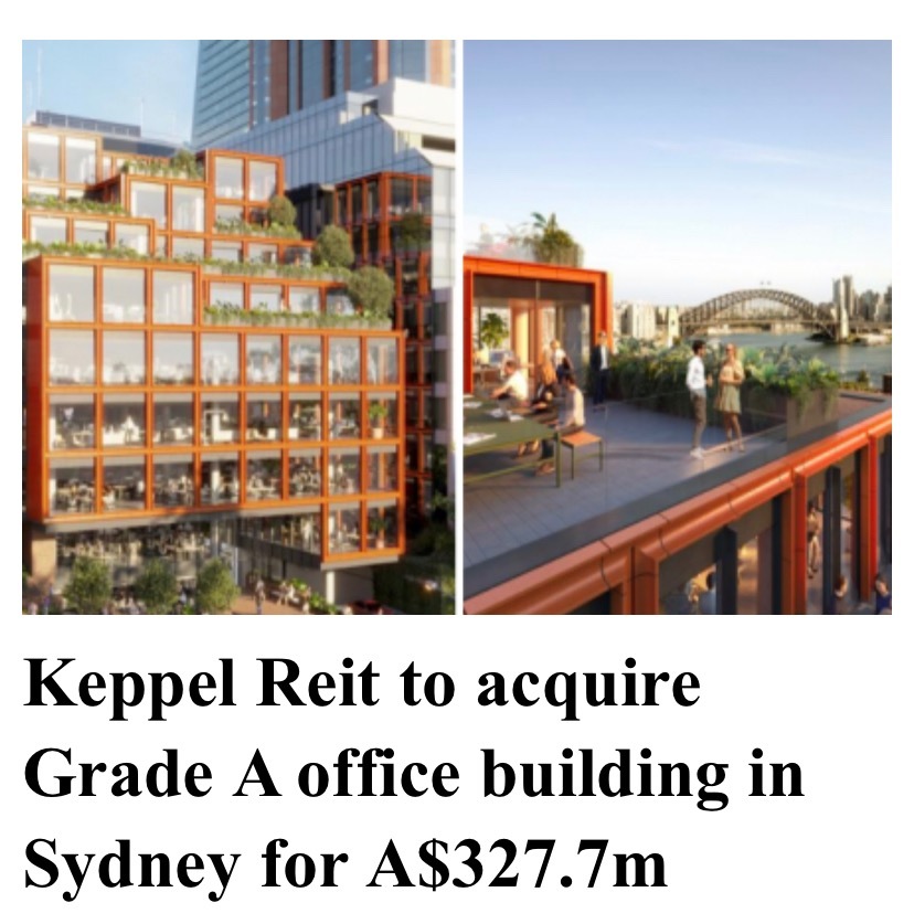 $Keppel Reit (K71U.SG)$  "The Reit manager will finance the transaction with Australian dollar denomination loans for natural hedge"  https://www.google.com.sg/...