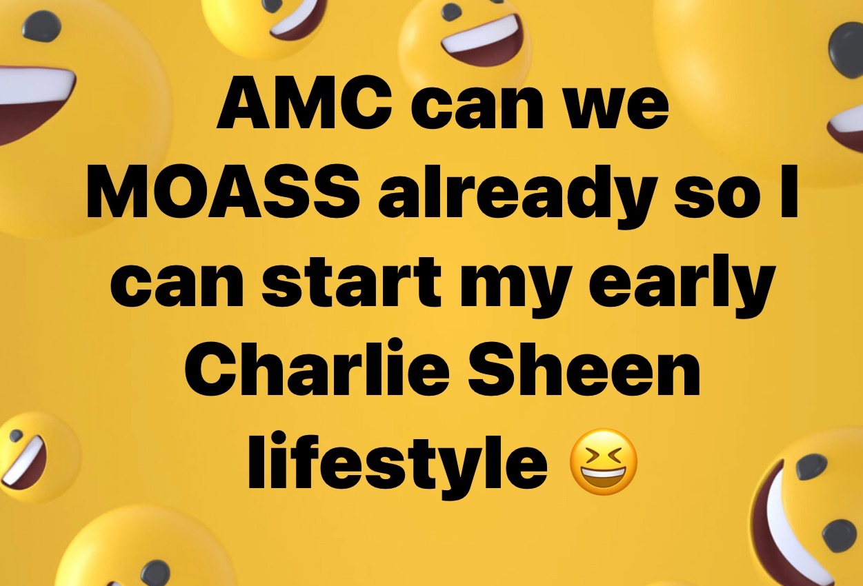 $AMCエンターテインメント クラスA (AMC.US)$ 人はいつだって夢を見ることができますね？ 😅 #買い #AMC & #HODL 💎🙌 #AMCNOTLEAVING #APESNOTLEAVING #AMCSqueeze #AMCSTRONG #AMCtothemoon #ApesTogetherStr...