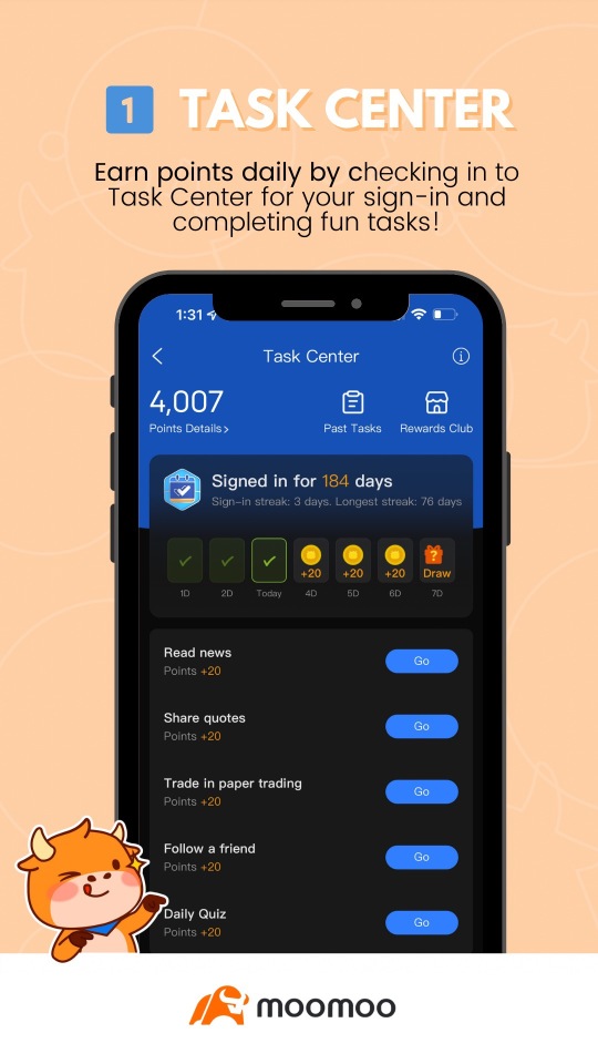 【星加坡】如何在moomoo上賺取更多獎勵積分