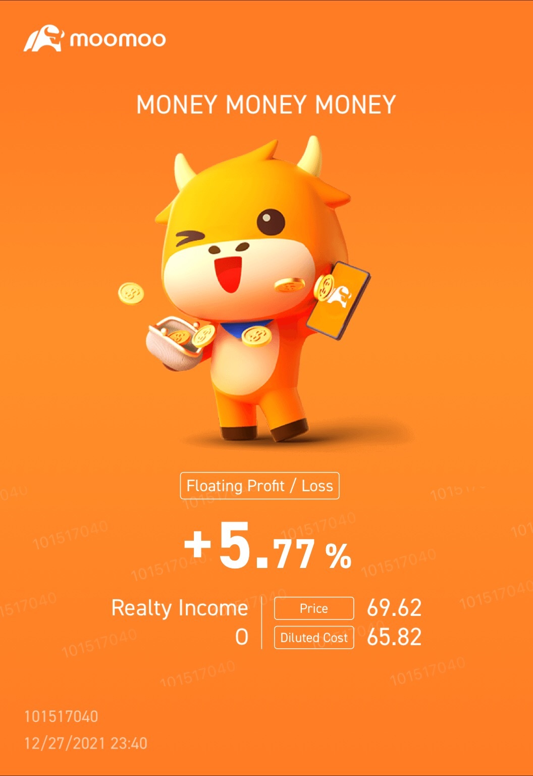 $Realty Income (O.US)$ 享受價格上揚和每月股息