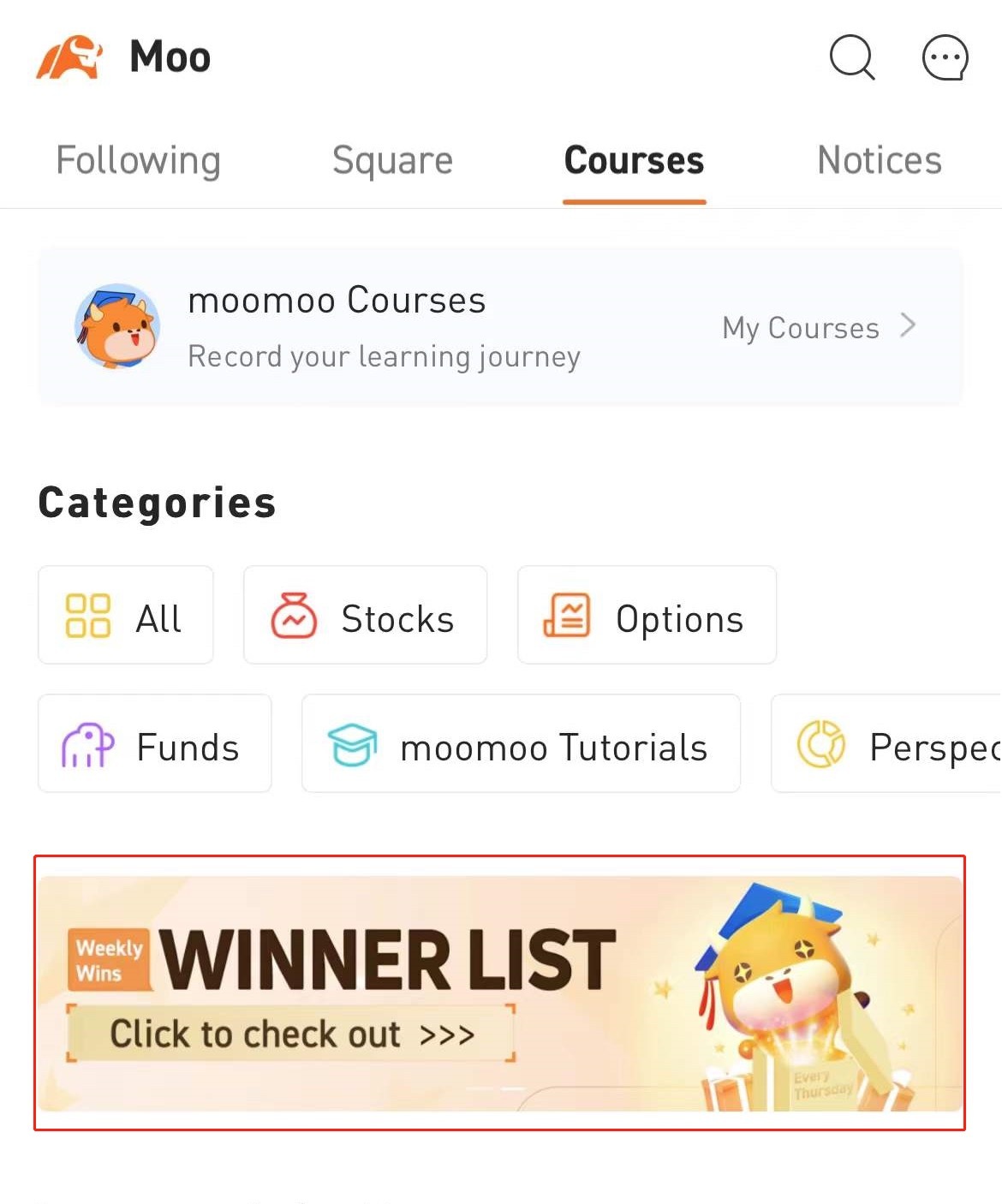 Courses Map: Learn about Courses and start your wealth journey!