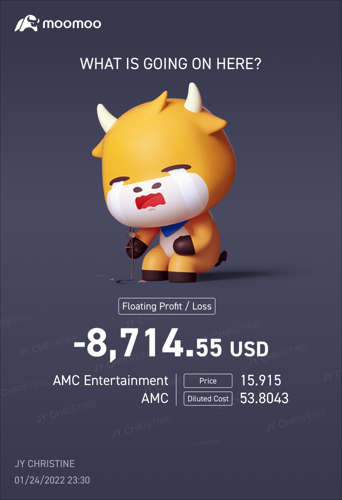 $AMCエンターテインメント クラスA (AMC.US)$ 🤭