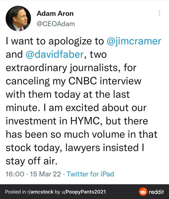 HAHAHA JOURNALIST CRAMER. Bullish