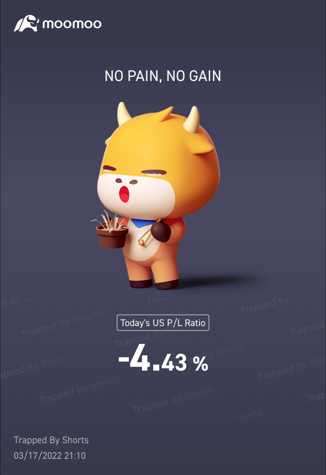 No pain no gain