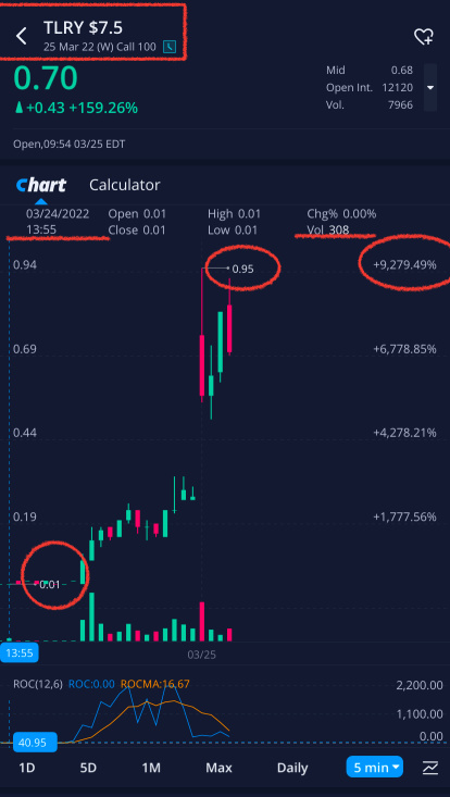 期权（1-2天内最高可获得13000%的利润）