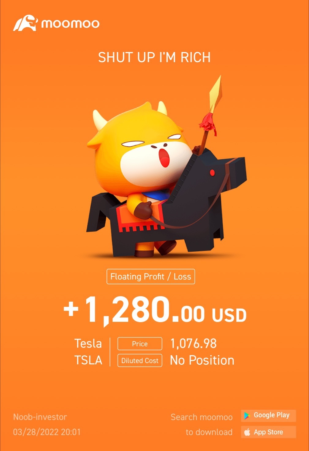 $テスラ (TSLA.US)$ありがとうございます