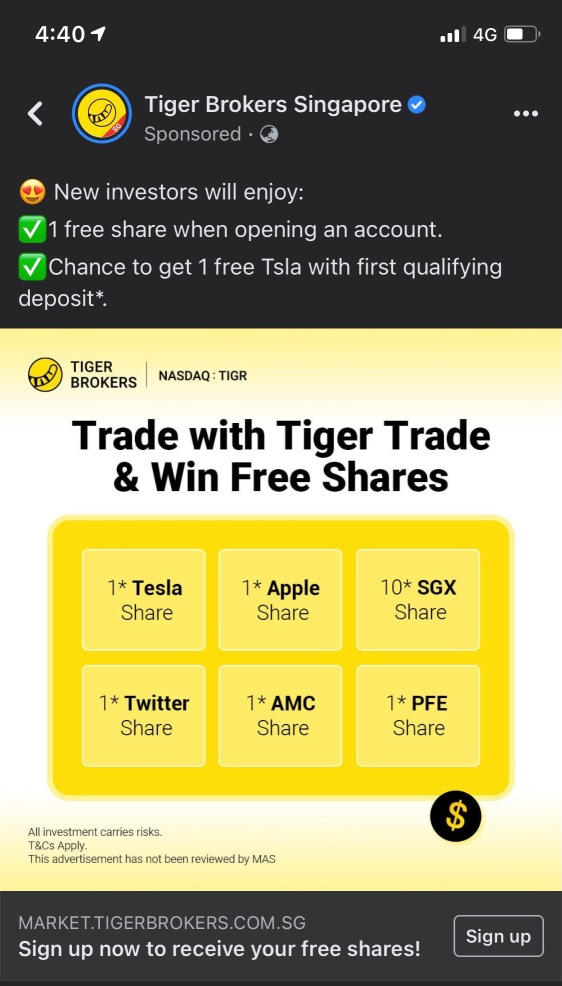 Even tiger broker promoting AMC