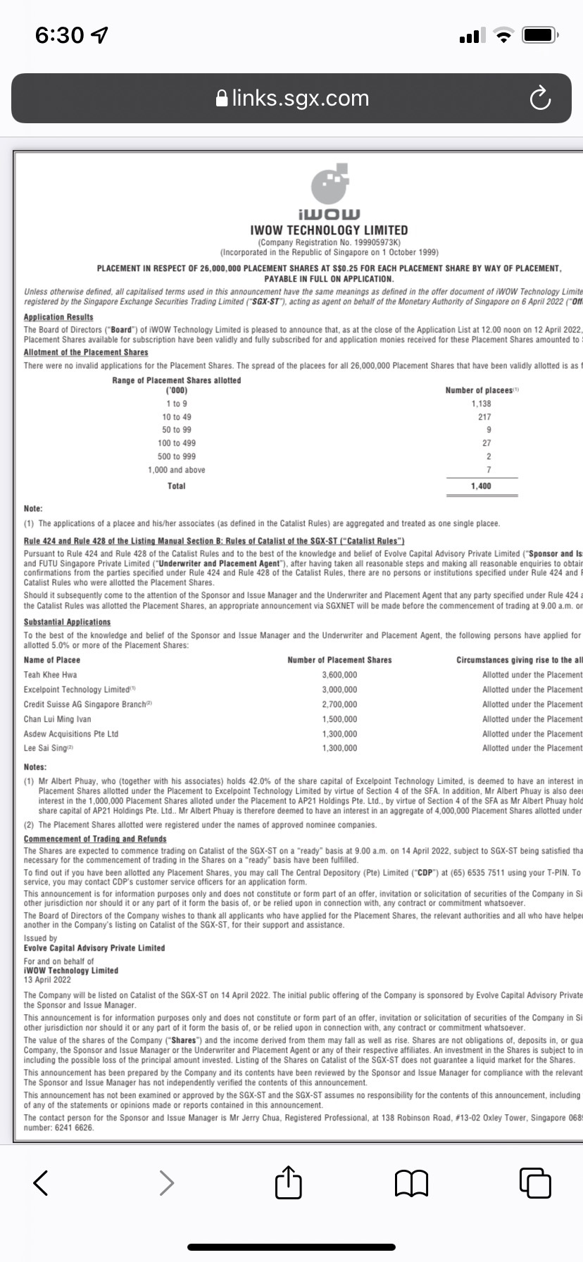 First Futu IPO offering: dissecting where the shares went