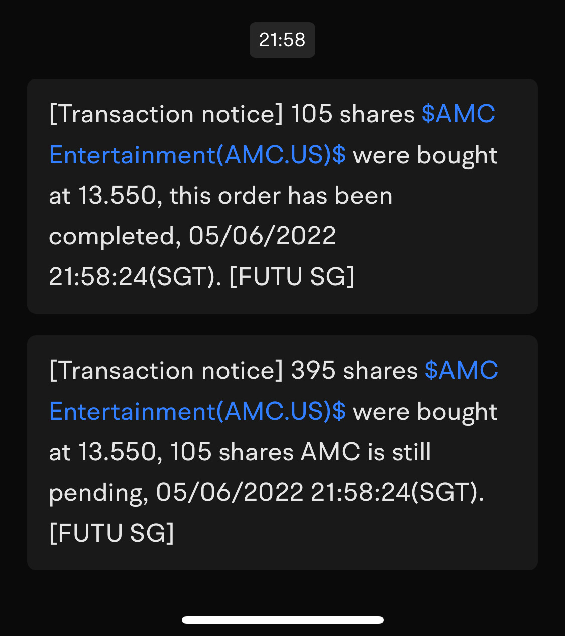 $AMC院線 (AMC.US)$ 以折扣價再次購買了500股。HODL....[強壯]