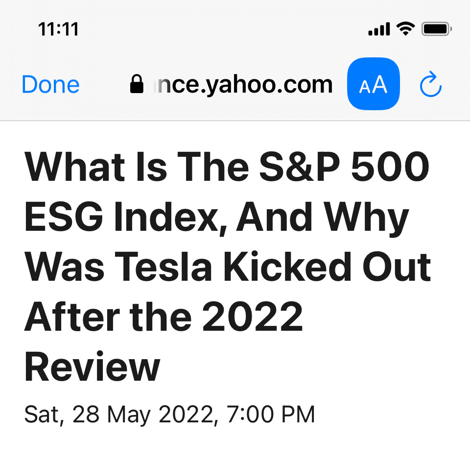 PAYBACK: The SEC is investigating the ESG index fund to protect investors from companies’ FRAUDULENT “Green-washing tactics”.  OIL companies listed as they were...