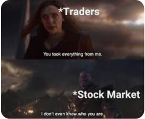 The relationship between traders and stock market