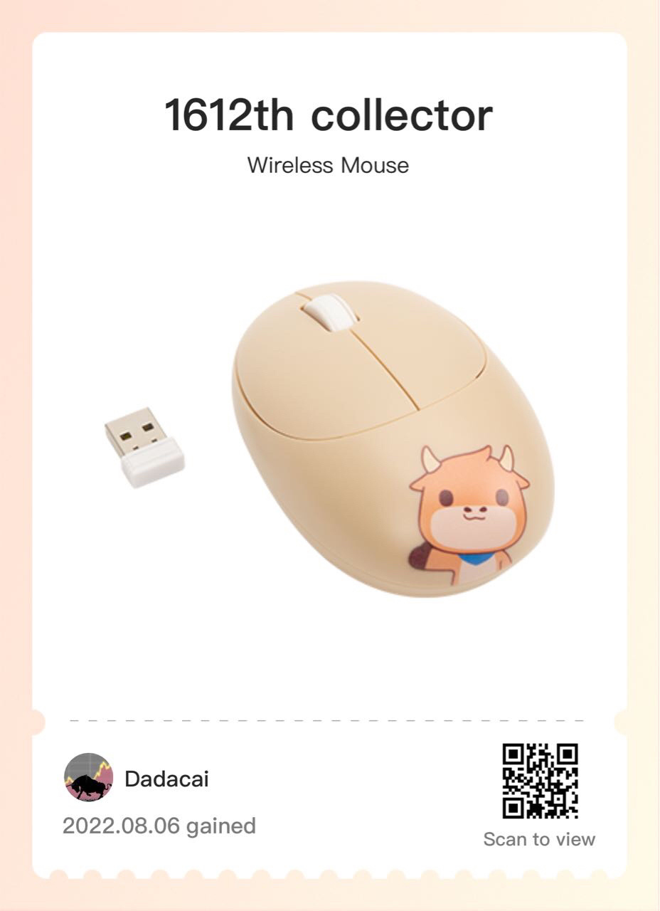 Moomoo wireless mouse