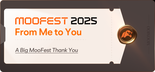 From Me to You — A Big MooFest Thank You 🧡