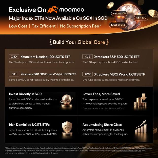 Xtrackers UCITS ETFs: คำถามที่พบบ่อย (FAQ) บนแอป Moomoo