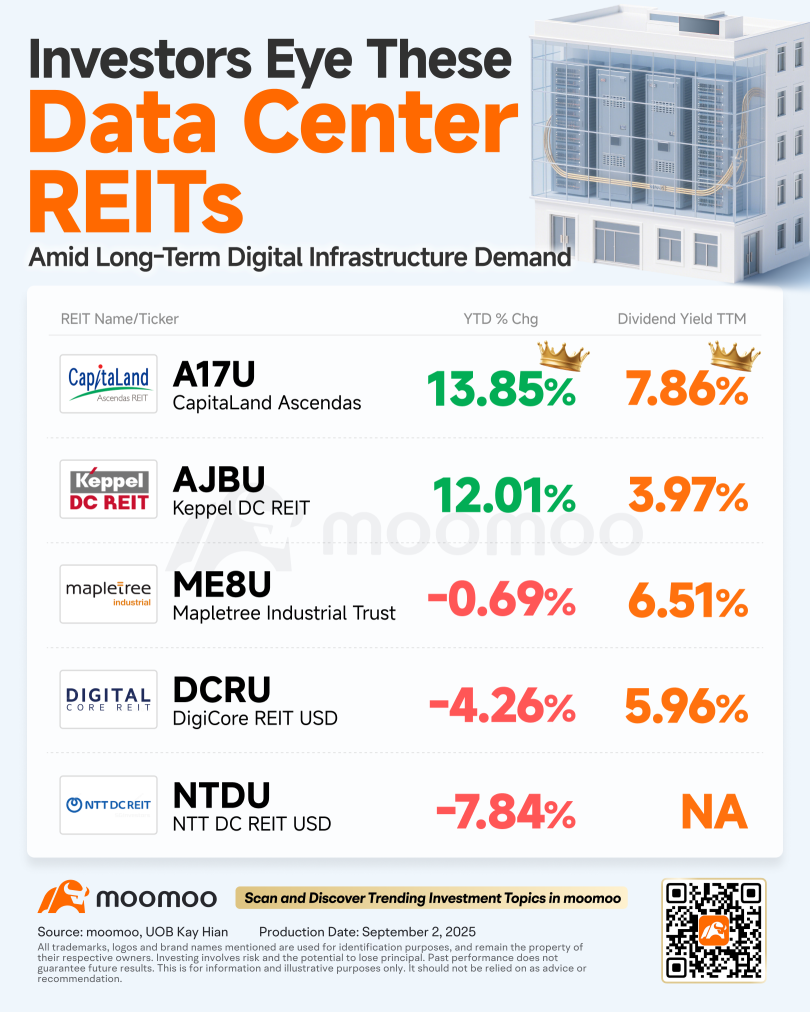 新加坡數據中心房地產投資信託基金：乘着人工智能驅動的增長浪潮
