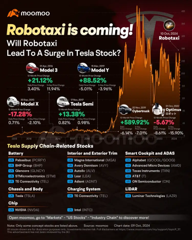 特斯拉Robo出租車揭曉，如何從選擇權策略中獲利？