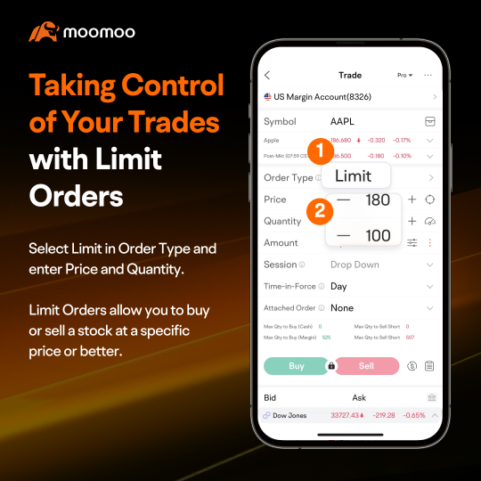 Moomoo's Feature Challenge 9: Meet your goals and risk tolerance with Order Types