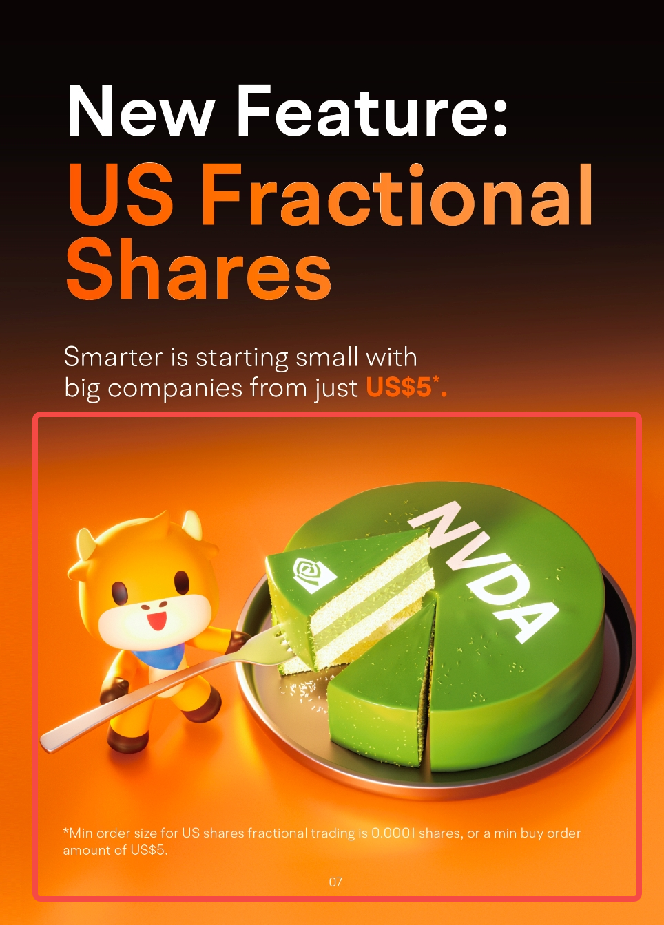 Little money, big investments: Buy US fractional shares of large companies from just US$5