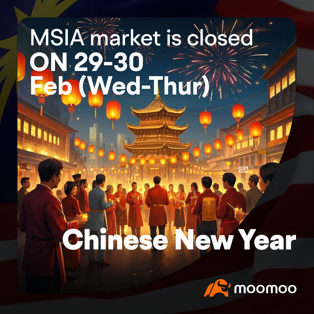 MSIA市场休市通知] 股市将因农历新年而关闭- moomoo 社区