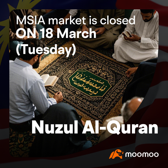 [MSIA Market Closure Notice] Stock Markets Will be Closed for Nuzul Al-Quran