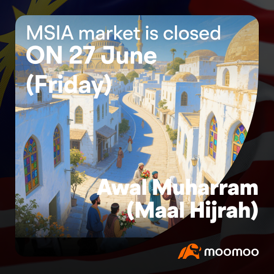 [MSIA Market Closure Notice] Stock Markets Will be Closed for Awal Muharram (Maal Hijrah)