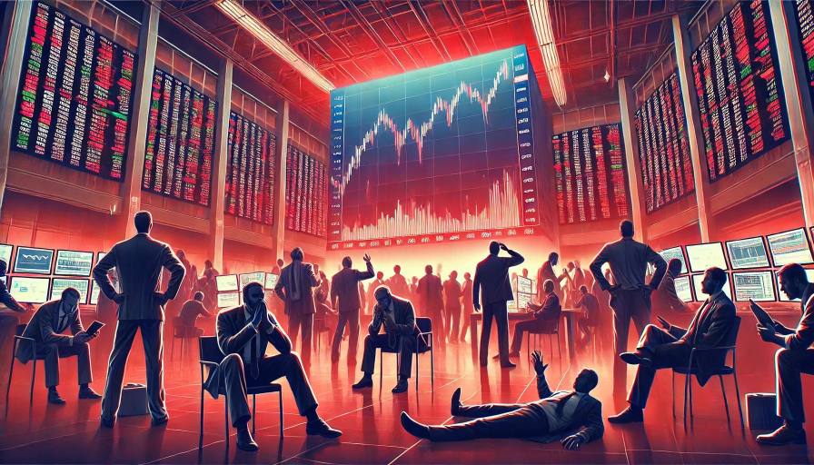米国の経済データの懸念により、ブルサ・マレーシア株式市場が昼間に下落しました。