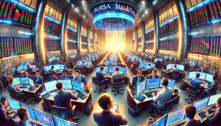 Bursa Malaysia Declines Amid US Rate Cut Uncertainty, Large-Cap Stocks Remain in Focus