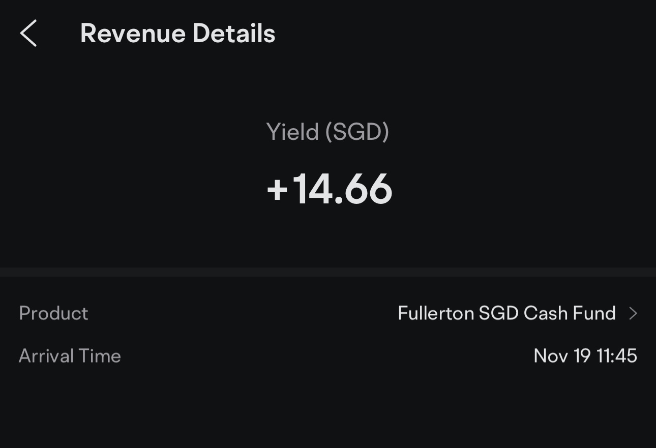 $Fullerton SGD Cash Fund (SG9999005961.MF)$ ✌️