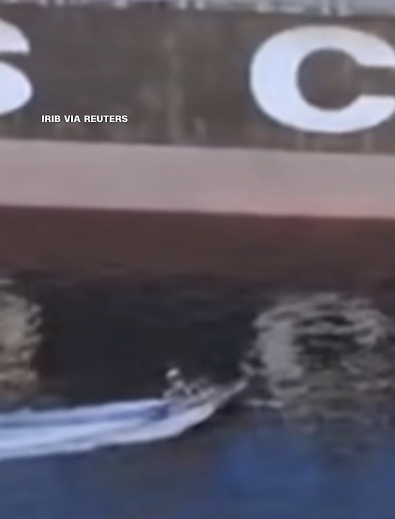 Iran’s desperation with small boat as their Navy forces