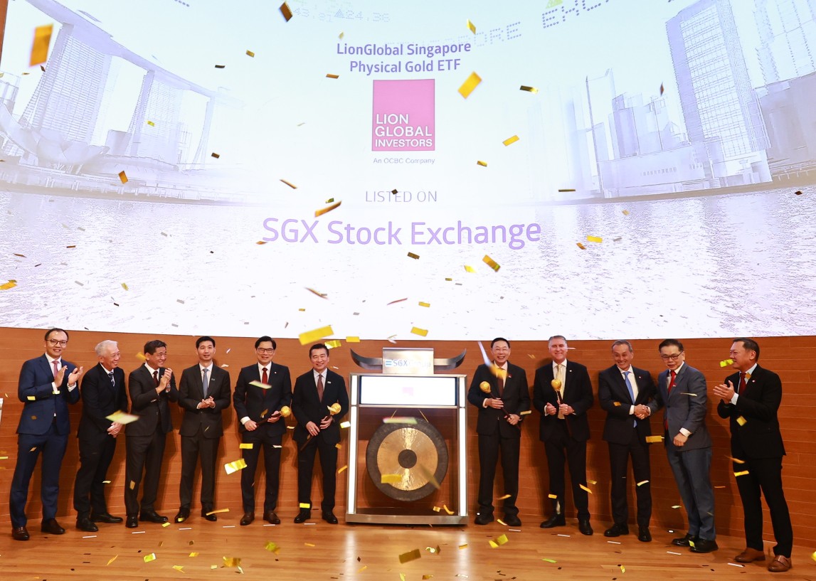 LionGlobal Singapore Physical Gold ETF* Listing Ceremony