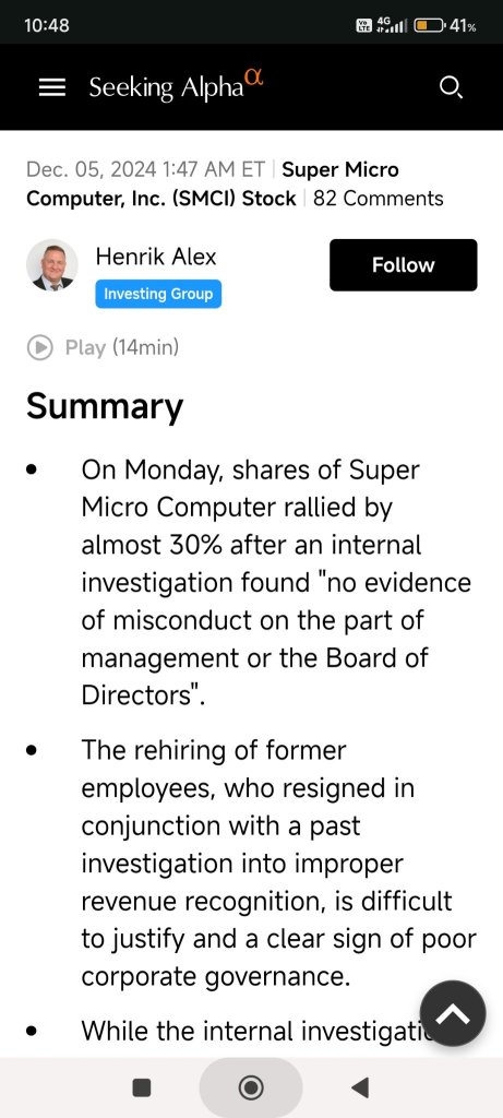 SMCI Facts Analysis 