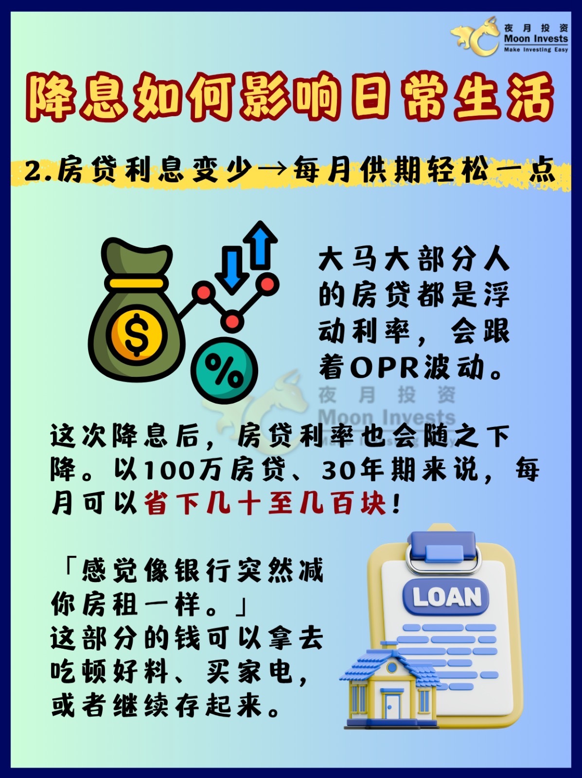 🇲🇾马来西亚国家银行(BNM) 今天突然宣布降息!