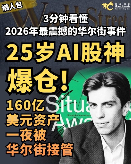 🇺🇸3分钟看懂｜2026年最震撼的华尔街事件📉25岁AI股神爆仓! 160亿美元资产, 一夜被华尔街接管!😭