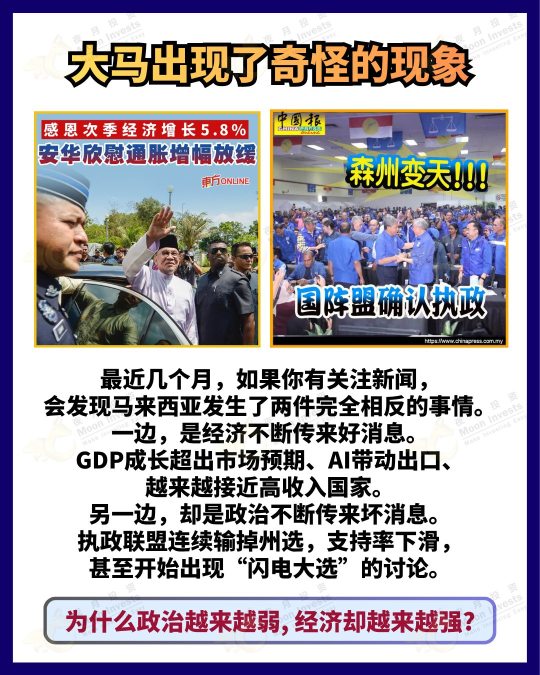 🇲🇾3分钟看懂｜马来西亚政治、经济、股市，未来半年怎么走？🤔📈📉