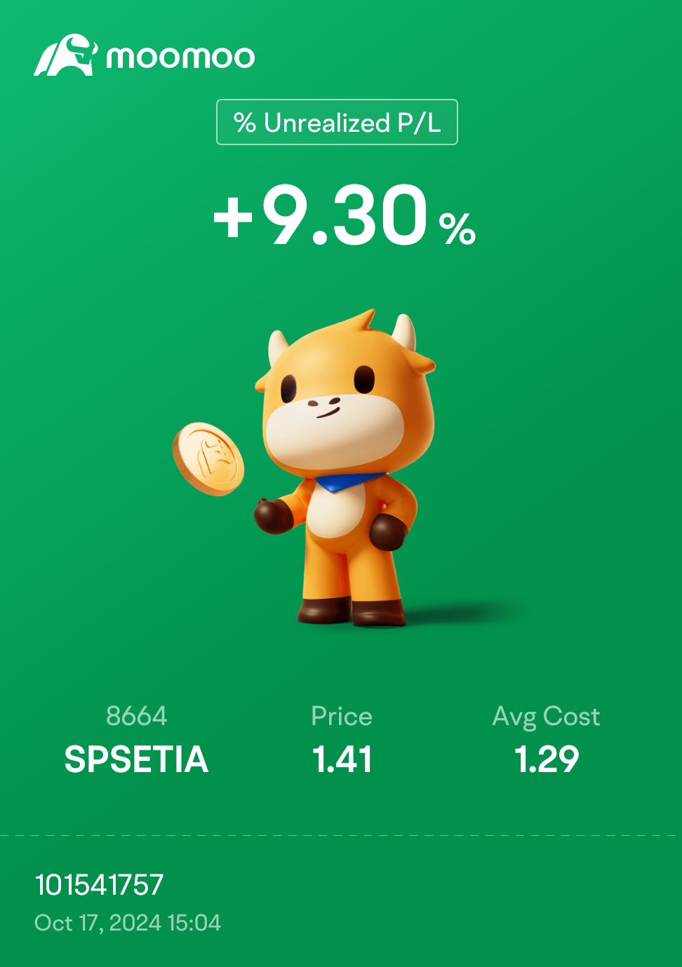 $SPSETIA (8664.MY)$ 搬出诱惑.. 谢谢 再跌时将收购..