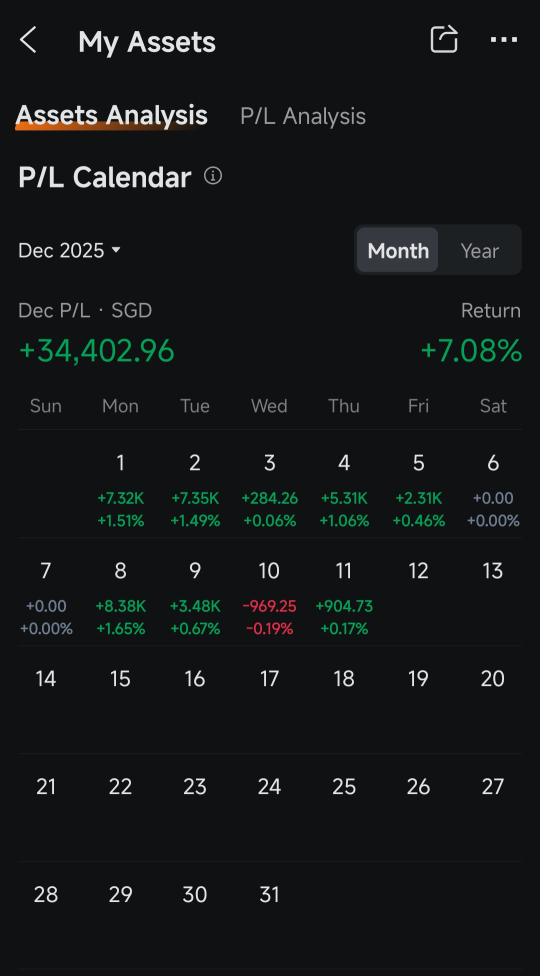 2025年底交易結果：簡單策略，單一股票，專注聚焦