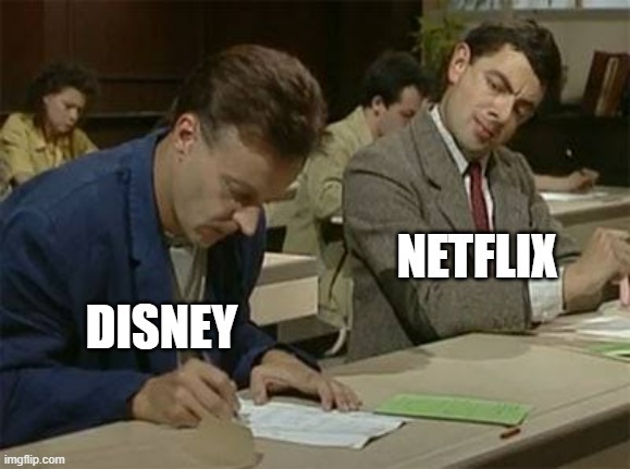 $Disney (DIS.US)$ VS $Netflix (NFLX.US)$