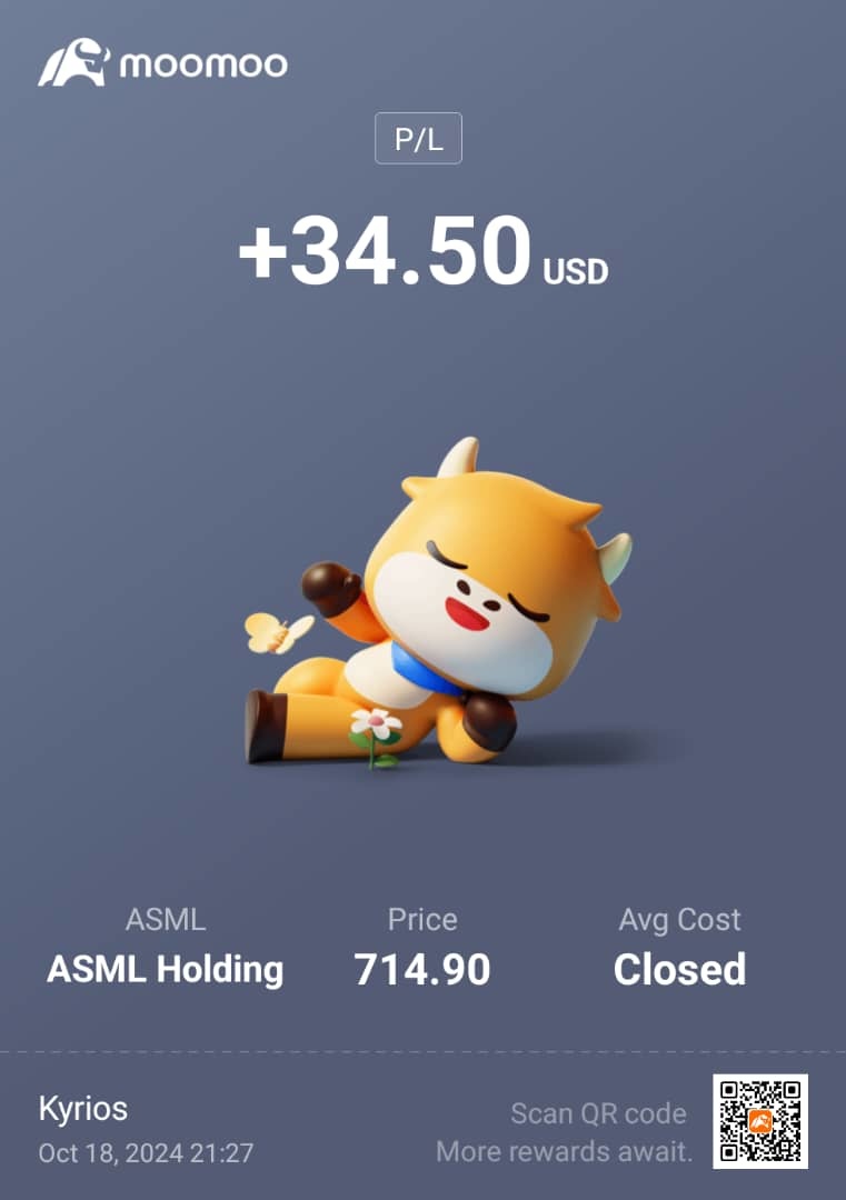 $阿斯麥 (ASML.US)$ 拿我的咖啡然後運行 💰