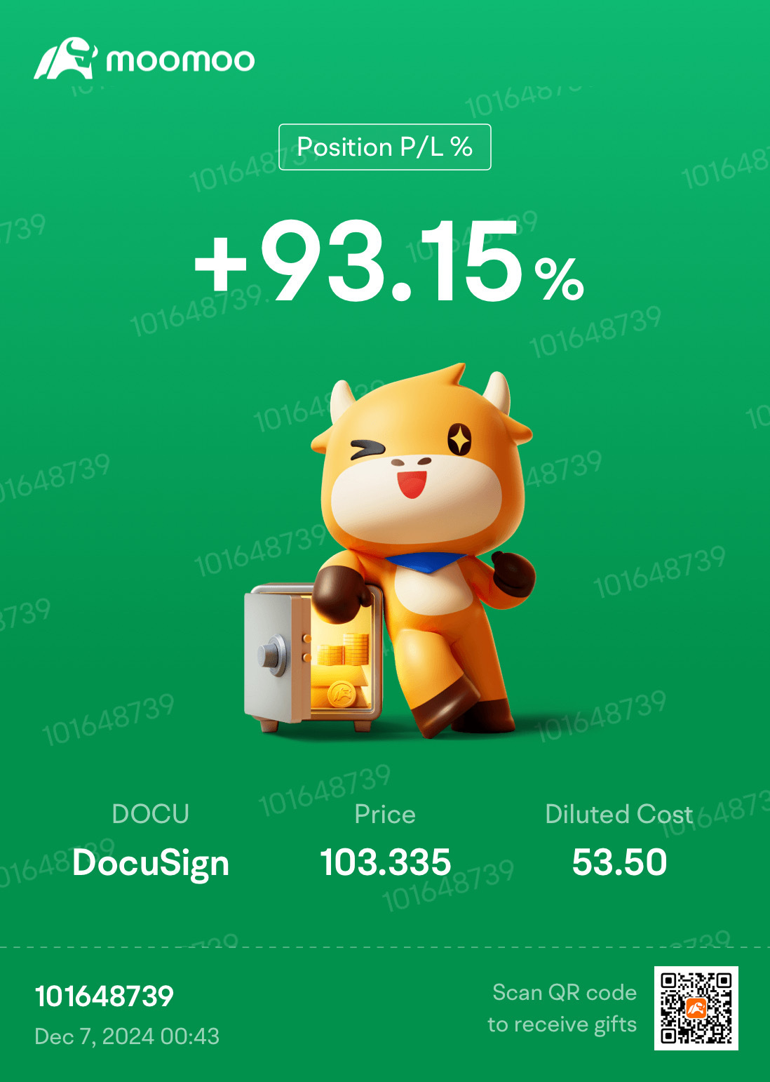 $DocuSign (DOCU.US)$