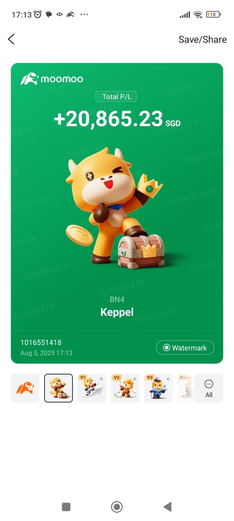 Keppel is the biggest winner in my SG portfolio
