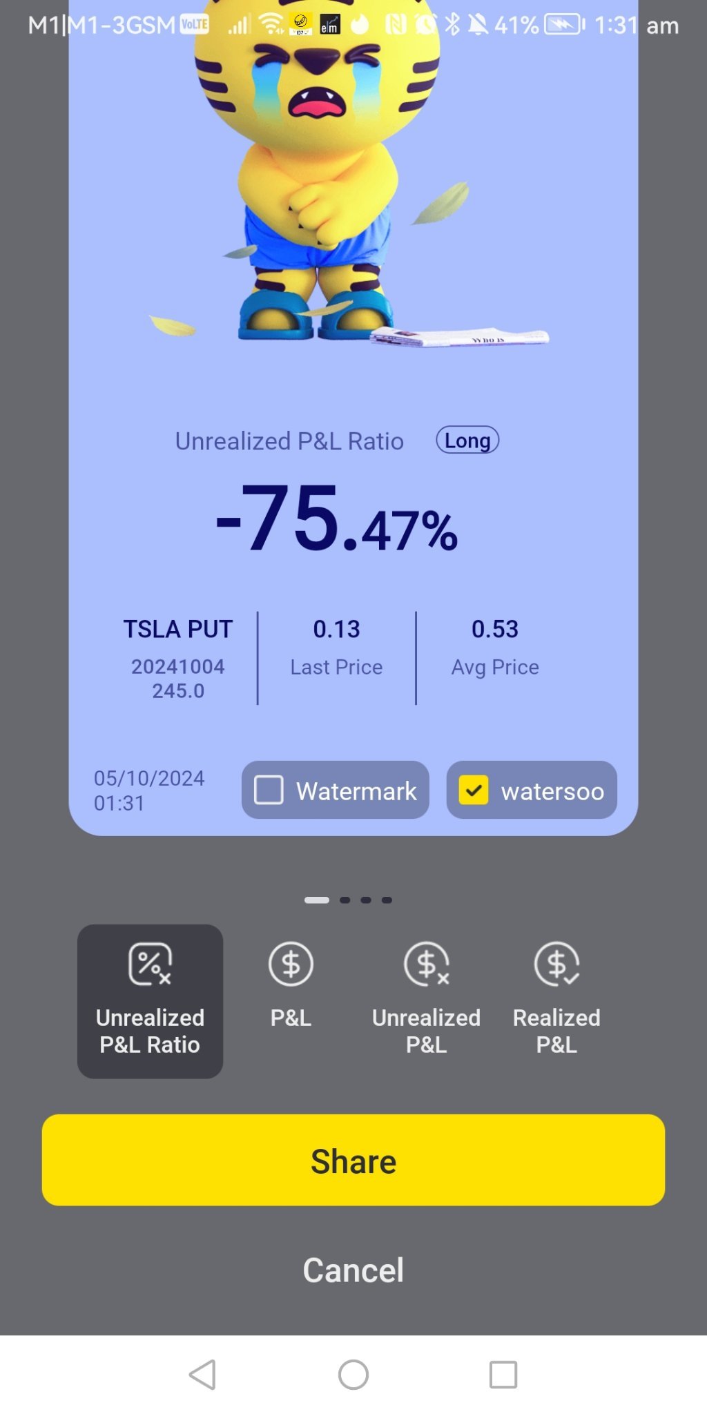 $特斯拉 (TSLA.US)$ 我已經死了