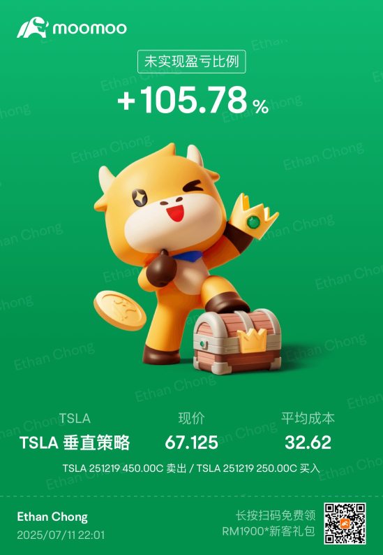 期權放大我的收益 ! Tesla Nvidia 太棒了 !