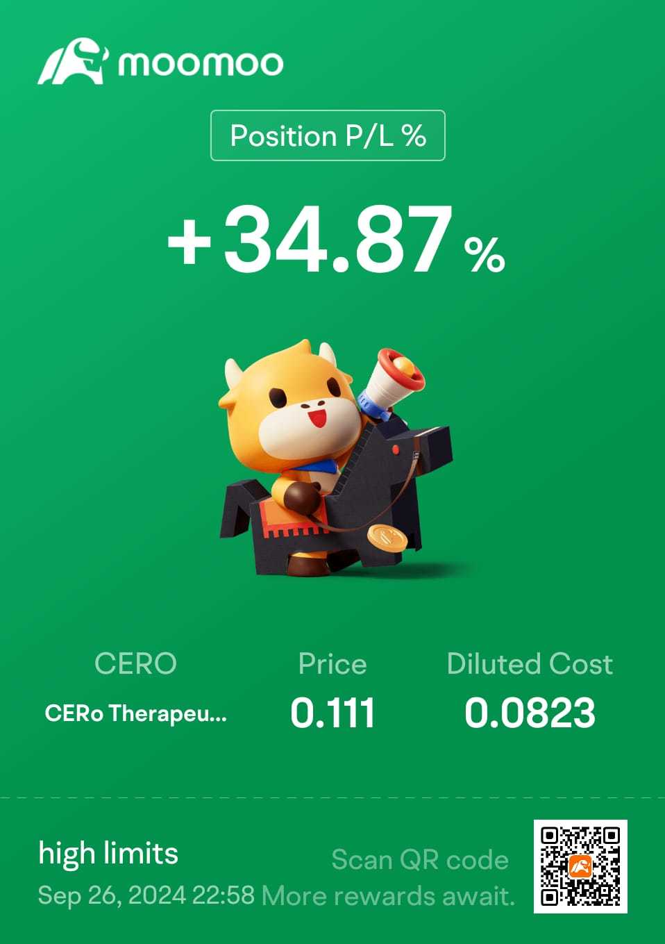 $CERo Therapeutics (CERO.US)$ 讓我們出發。