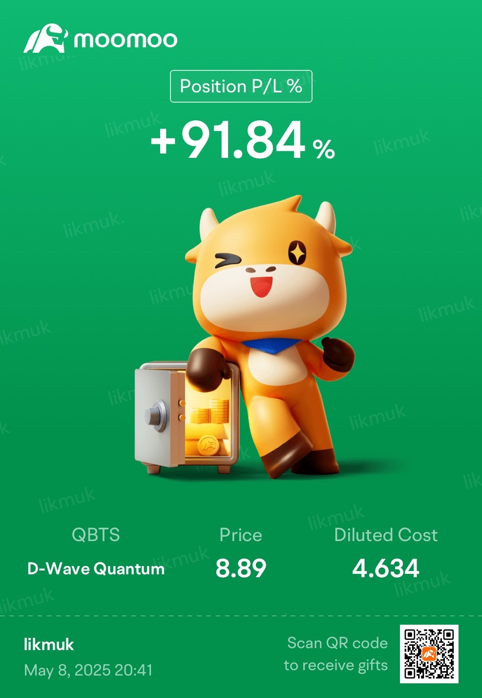 $D-Wave Quantum (QBTS.US)$ 值得等待！