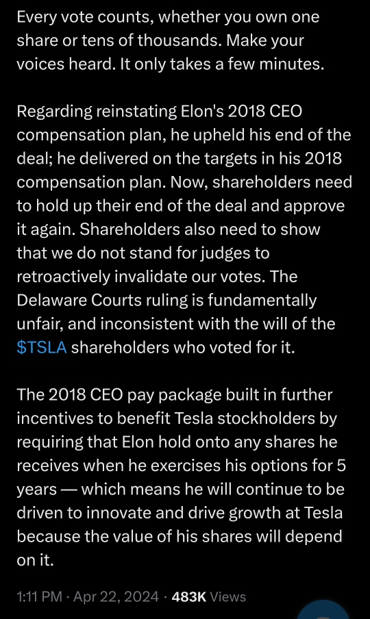 Moomooで株式を所有している場合、Teslaの株主として投票する方法