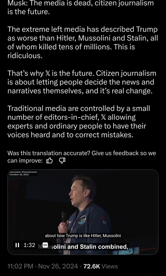 Traditional media is dead, citizen journalism is the future 