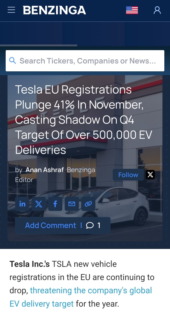 Tesla Delivery in Q4 2024 - Can hit target 515,000 units?